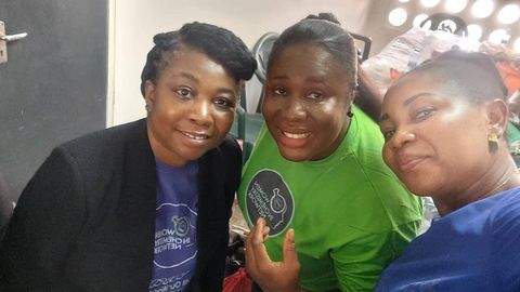 Selfie with friends