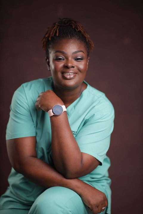 Portrait in scrubs