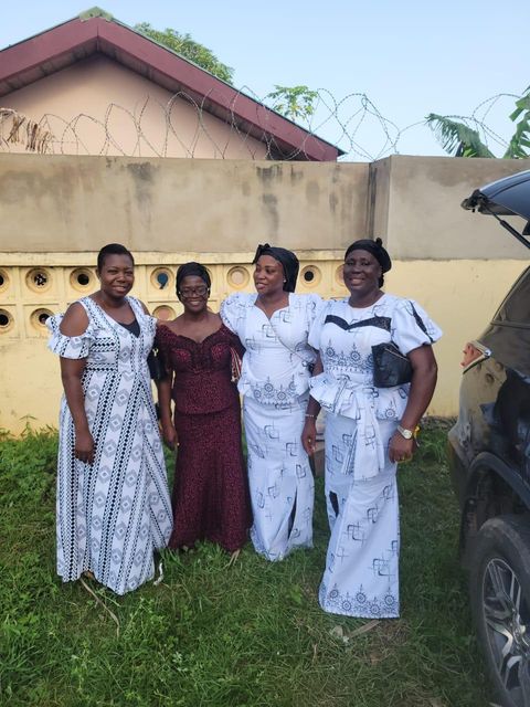 Traditional dress in the garden